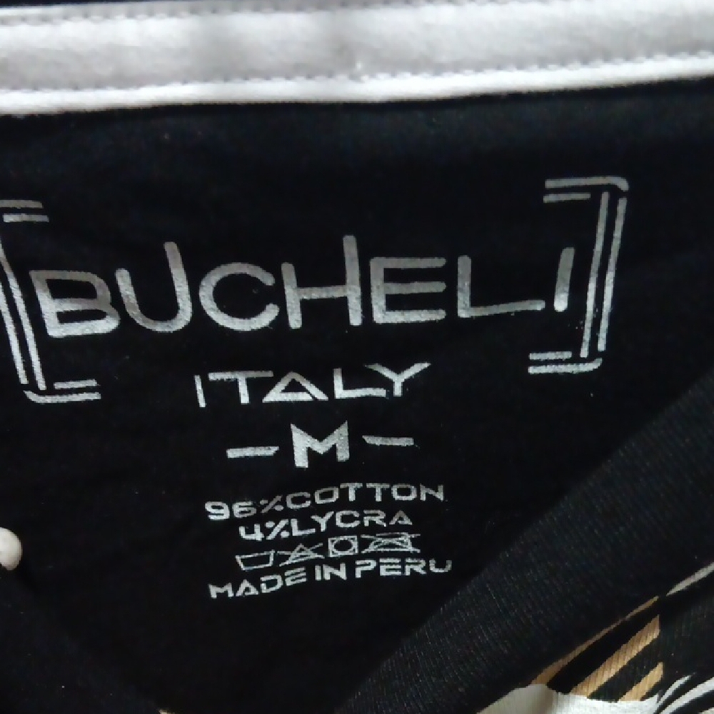 Classic Plaid Short Sleeve Tee - Black and Tan - Picture 2 of 5